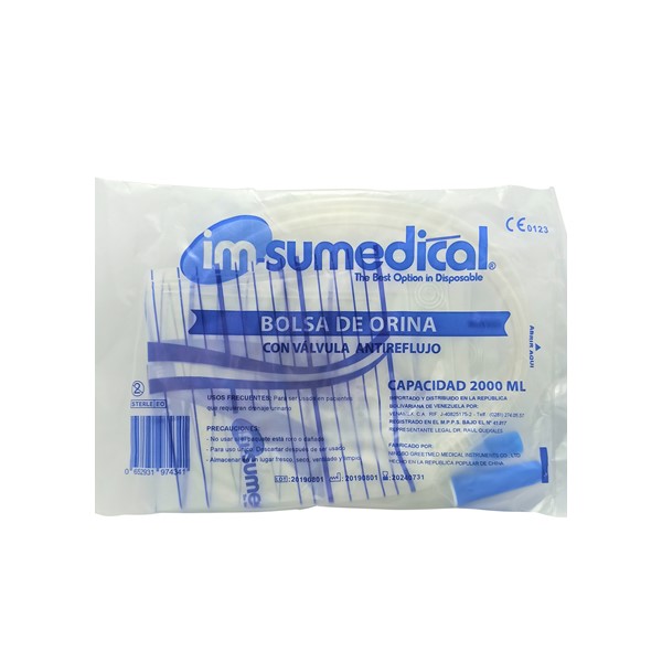 Bolsa Recolectora De Orina 2000Ml - Im-Sumedical