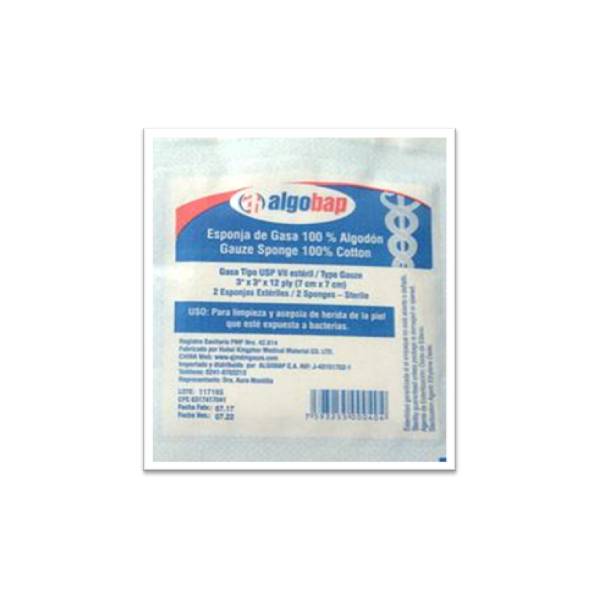 Gasa Estéril (3 x 3) Algobap