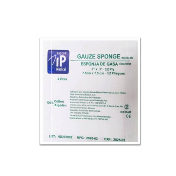Gasa Estéril (3 x 3) Pascur Ip