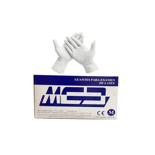 Guantes De Examen Látex Talla M X 100 Unidades - MCD
