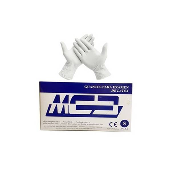 Guantes De Examen Látex Talla S X 100 Unidades - MCD