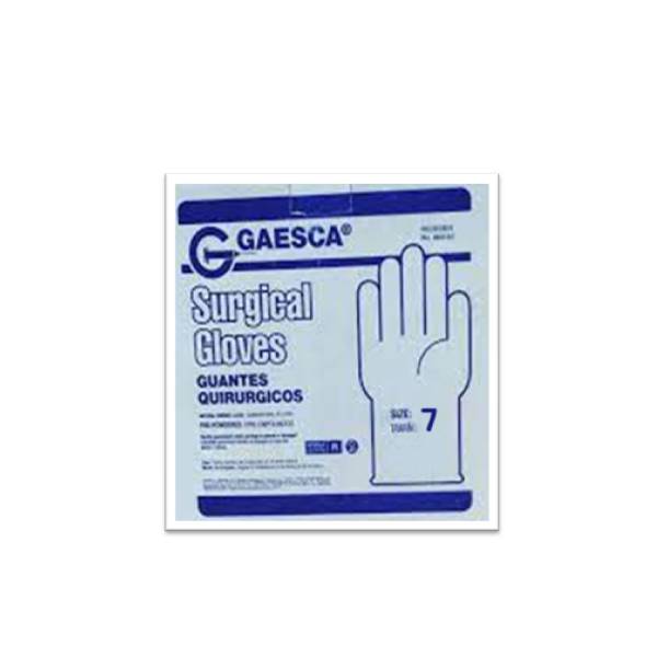 Guantes Quirúrgicos Talla 7 Gaesca
