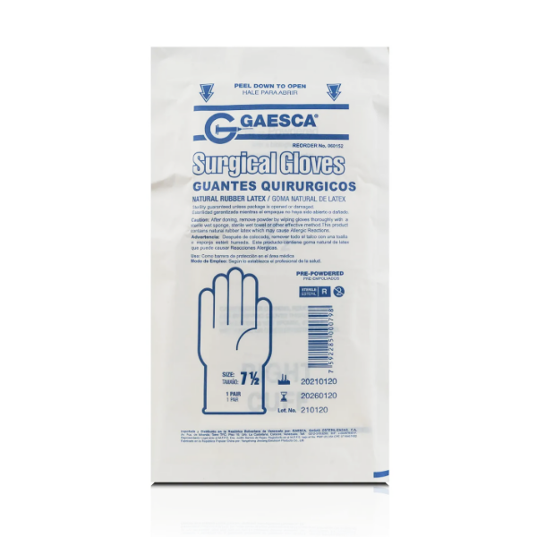 Guantes Quirúrgicos Talla 7.5 Gaesca
