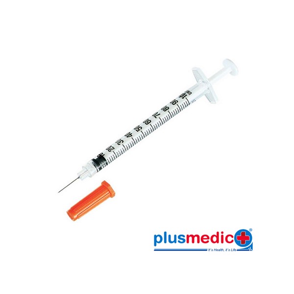 Jeringa 1 ml 30G x 5/16 Plusmedic