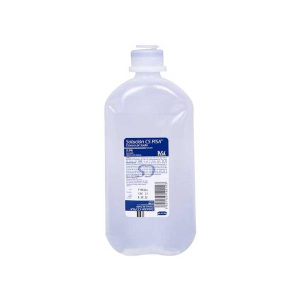 Solución Cloruro De Sodio Al 0.9% 500 ml Pisa