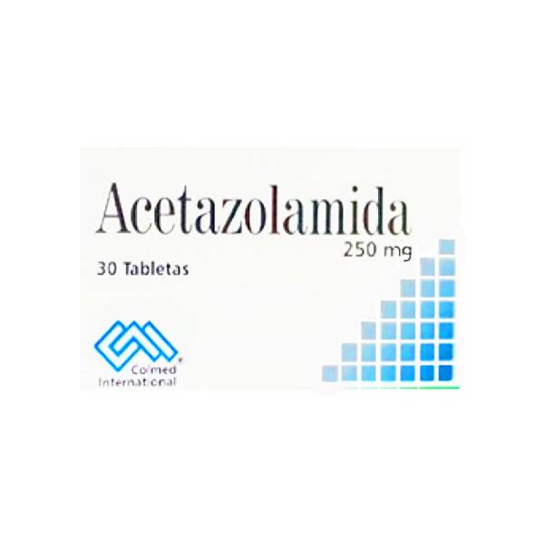 Acetazolamida 250mg x 30 Tabletas - Colmed