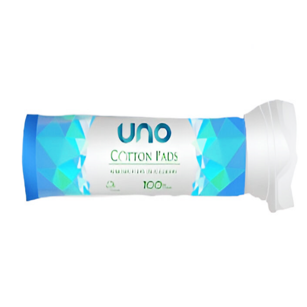 Almohadillas De Algodón Desmaquillantes Uno X 100 Unidades