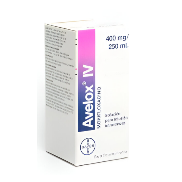 Avelox-IV Moxifloxacina Solución 400mg/250ml 250Ml Bayer