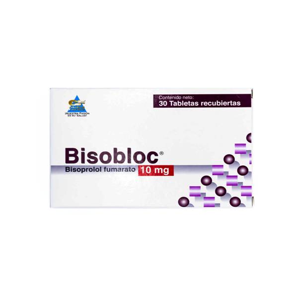 Bisobloc Bisoprolol 10mg x 30 Tabletas - Global F