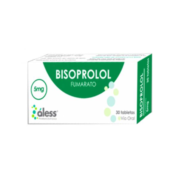 Bisoprolol 5mg x 30 Tabletas - Aless