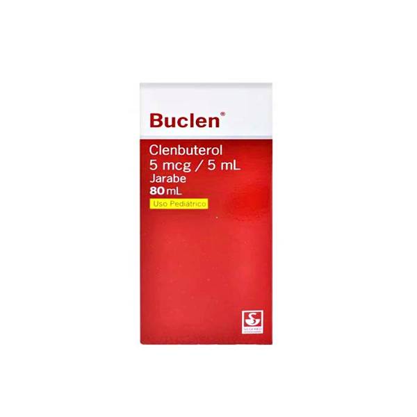 Buclen Clenbuterol Jarabe Pediátrico 5Mcg/5ml 80ml Siegfried