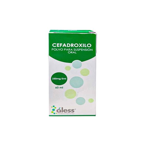 Cefadroxilo Suspensión En Polvo 250mg/5ml x 60ml - Aless