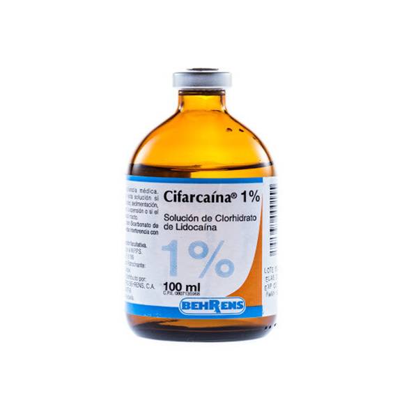 Cifarcaina Ampolla 1%/100ml Behrens