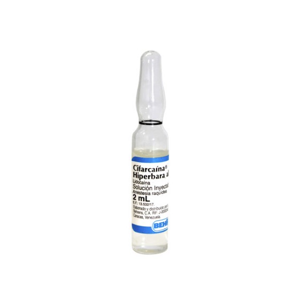 Cifarcaina Ampolla 5%/2ml Behrens