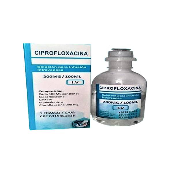 Ciprofloxacina Ampolla 200mg/100ml IV Biomedic