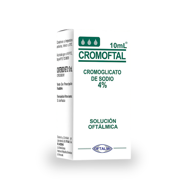 Cromoftal Cromoglicato De Sodio Solución Oftálmica X 10ml Oftalmi