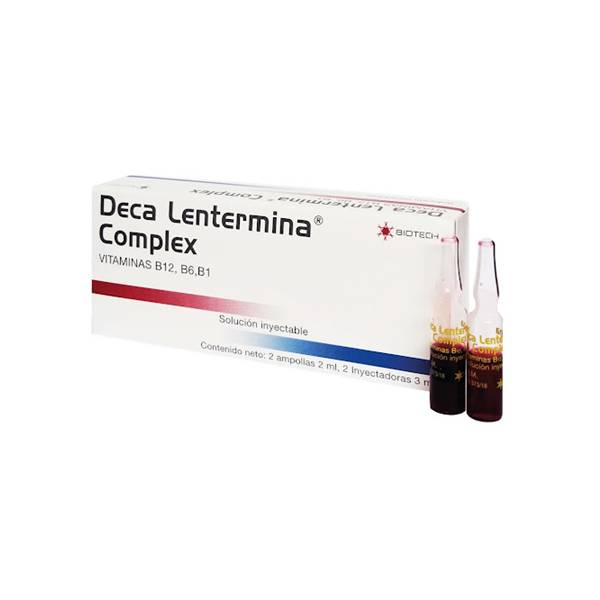 Deca Lentermina Complejo B Ampolla 2ml Kit 2 Unidades - Biotech