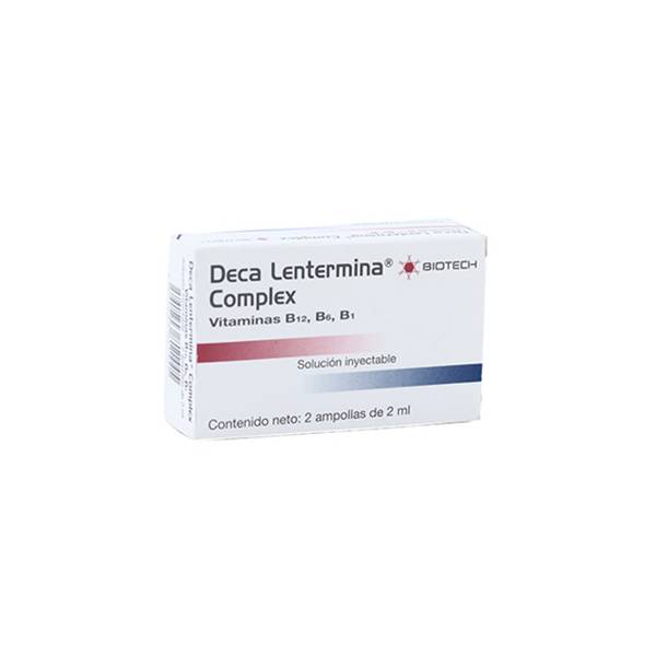 Deca Lentermina Complejo B Ampolla 2ml 2 Unidades . Biotech
