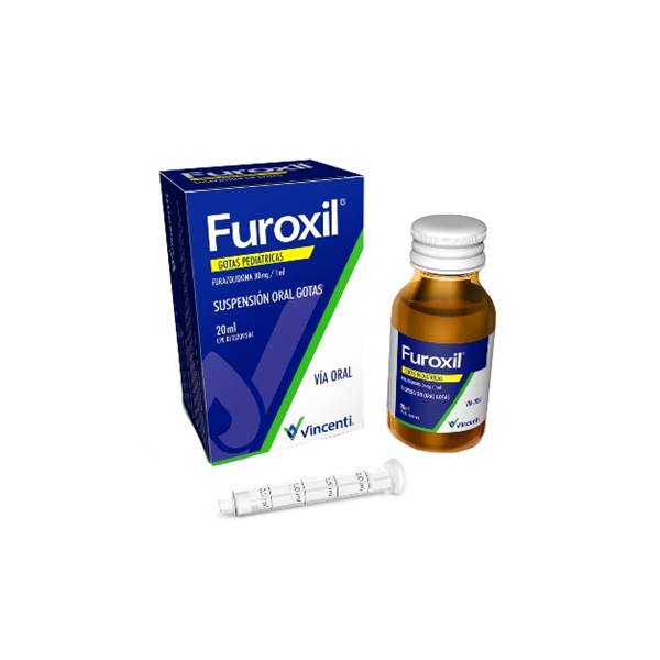 Furoxil Furazolidona Gotas Pediátrico 30mg/1ml 20ml Vincenti