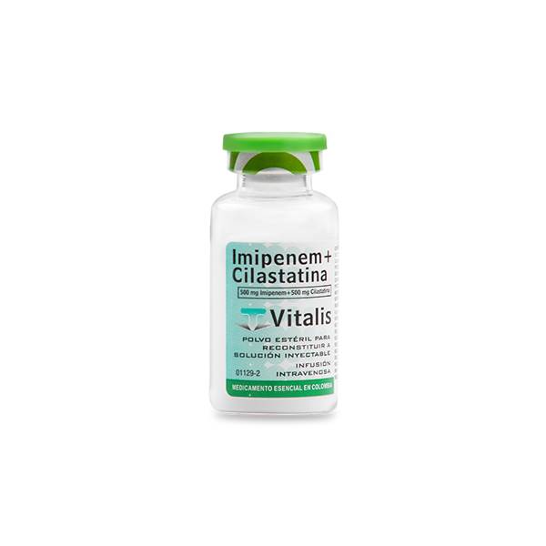 Imipenem + Cilastatina Ampolla 500mg/500mg I.M IV Vitalis