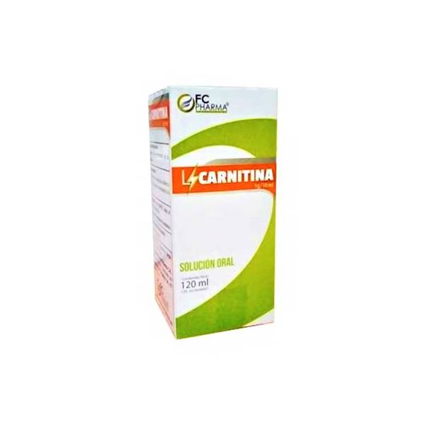 L-Carnitina Jarabe 1g/10ml x 120ml Fc Pharma