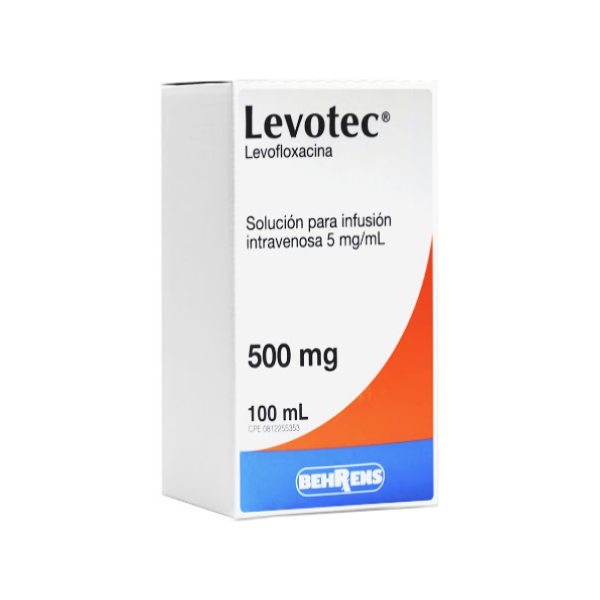 Levotec Levofloxacina Ampolla 500mg/100ml IV Behrens