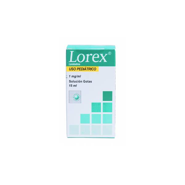 Lorex Loratadina Gotas Pediátrico 1mg 15 ml Dollder