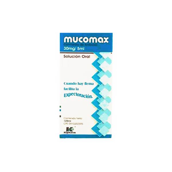 Mucomax Ambroxol Jarabe Adulto 30mg/5ml x 120ml Kimiceg