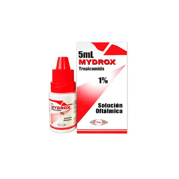 Mydrox Tropicamida Solución Oftálmica 1% 5ml Oftalmi - Imagen 2