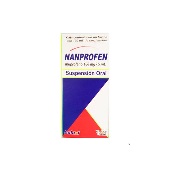 Nanprofen Naproxeno Jarabe Pediátrico 100mg/5ml Balaxi