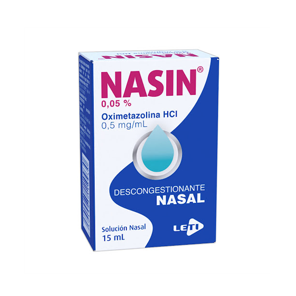 Nasin Oximetazolina Para Adulto En Gotas 0.5mg/ml 15mg Leti