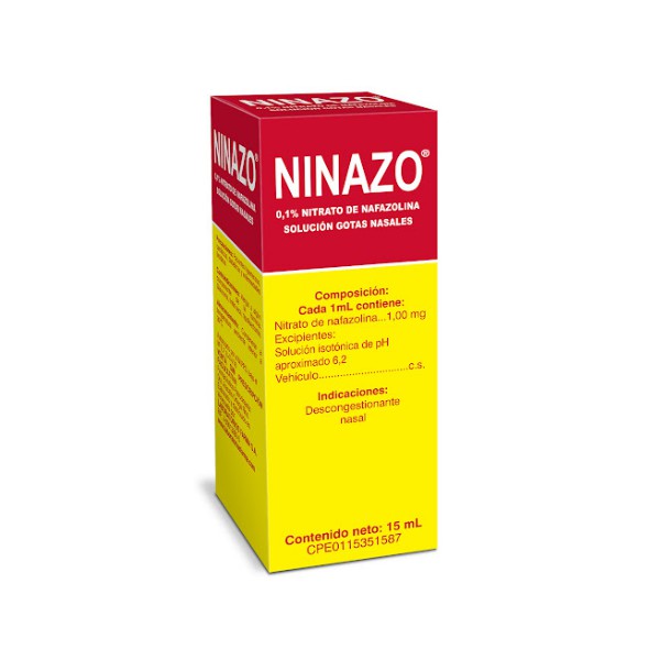 Ninazo Nafazolina Adulto Solución Nasal 15 ml Farma