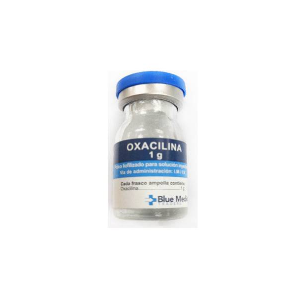 Oxacilina Ampolla 1gr I.M/IV Blue Medical