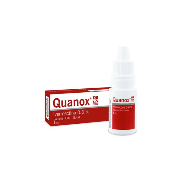 Quanox Ivermectina 0.6% Solución En Gotas 5ml Siegfried