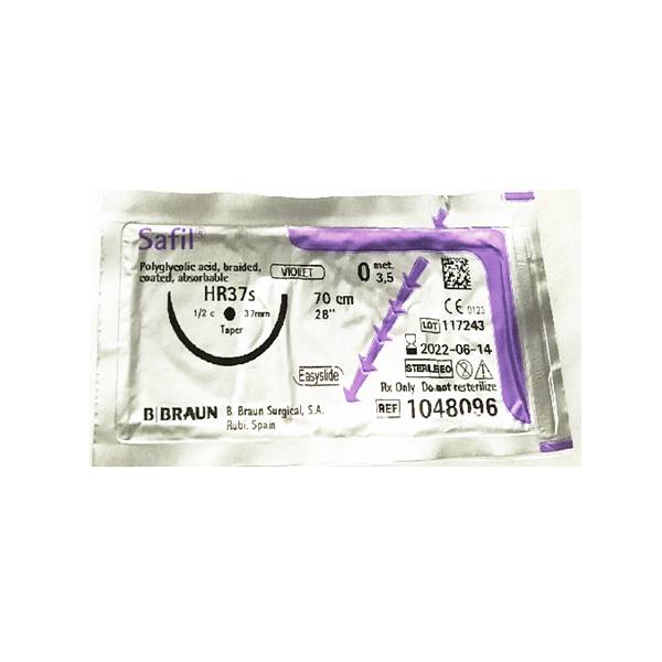 Sutura Vicryl 0 Aguja Curva B-Braun