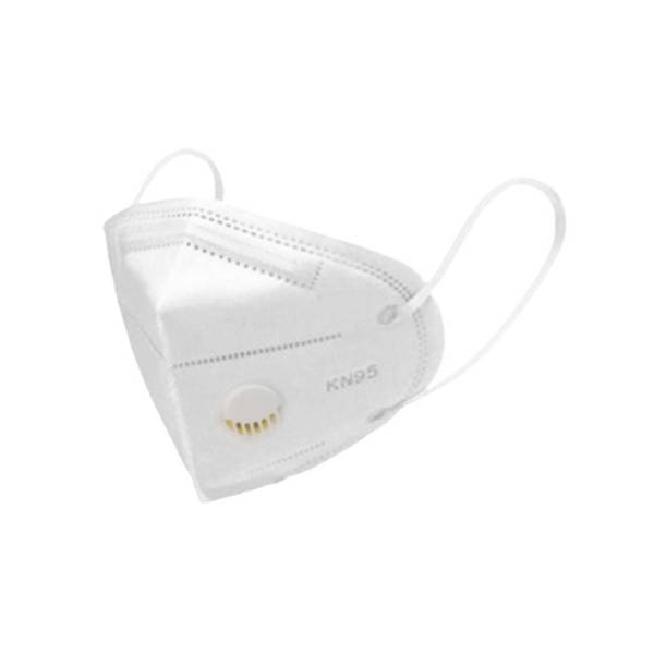 Tapaboca KN95 Blanco Válvula GB2626
