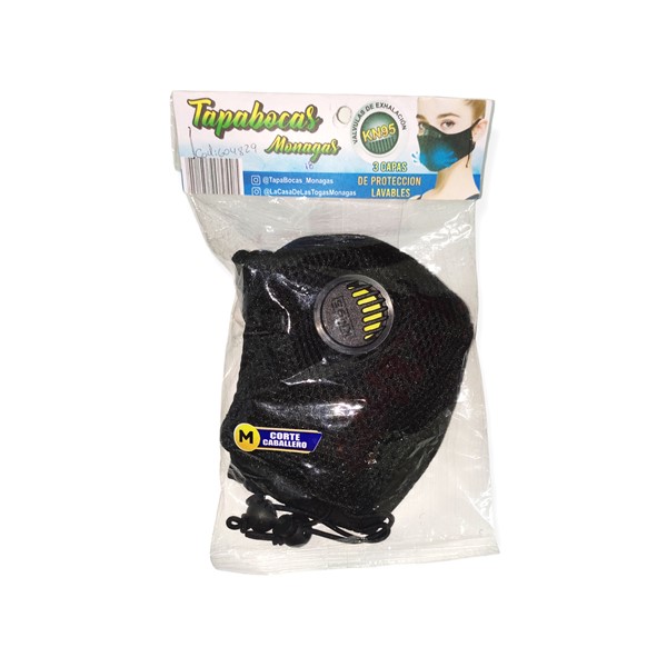 Tapaboca Monagas 3 Capas De Protección Lavables
