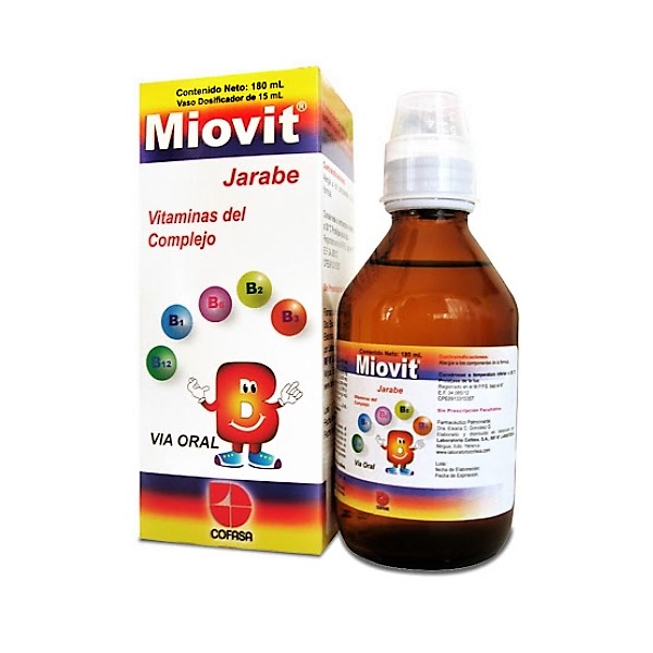 Miovit Complejo B Jarabe 180 ml Cofasa