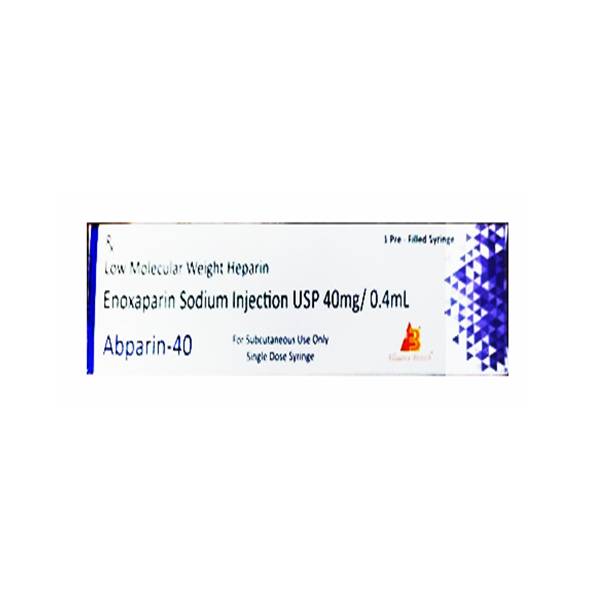 Abparin Enoxaparina Solución Inyectable 40mg/0.4ml (Prellenada) - Alliaance