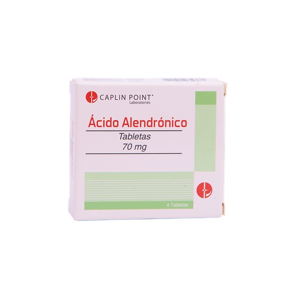 Ácido Alendrónico 70mg x 4 Tabletas - Caplin Point