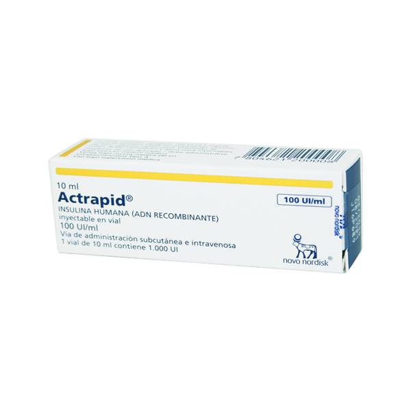 Actrapid Insulina Ampolla 100Ui/ml I.V - Novo Nordisk