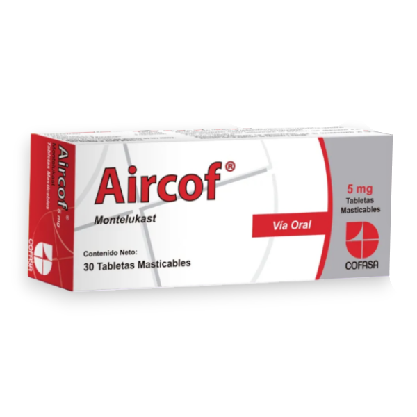 Aircof Montelukast 5mg x 30 Tabletas - Cofasa