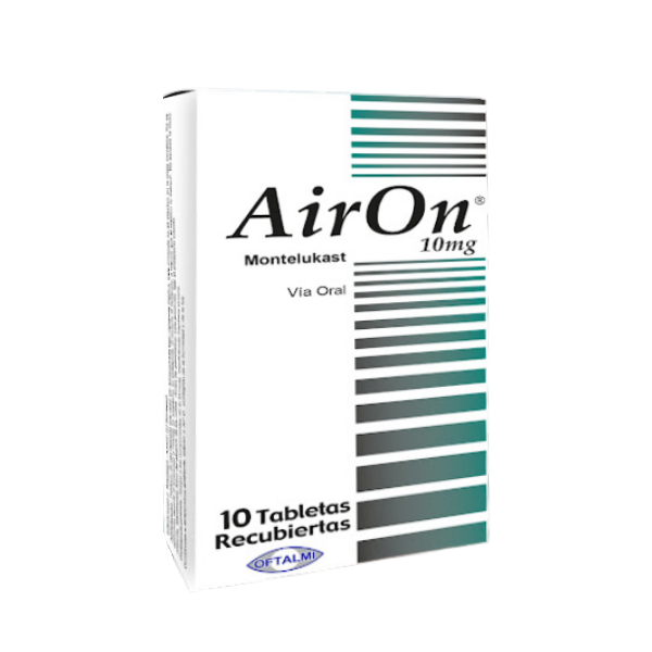 Airon Montelukast 10mg x 10 Tabletas - Oftalmi