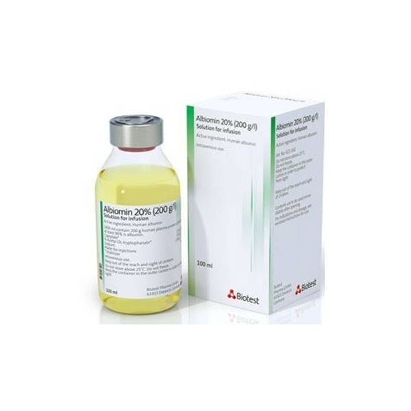 Albiomin (Albúmina Humana) Ampolla 200g/L 50ml - Biotest