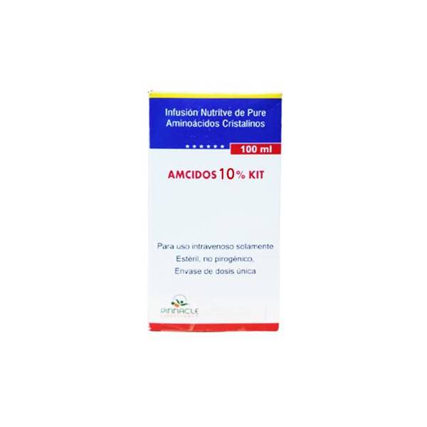 Amcidos Aminoplasmal 10% Kit Ampolla I.V 100ml - Pinnacle