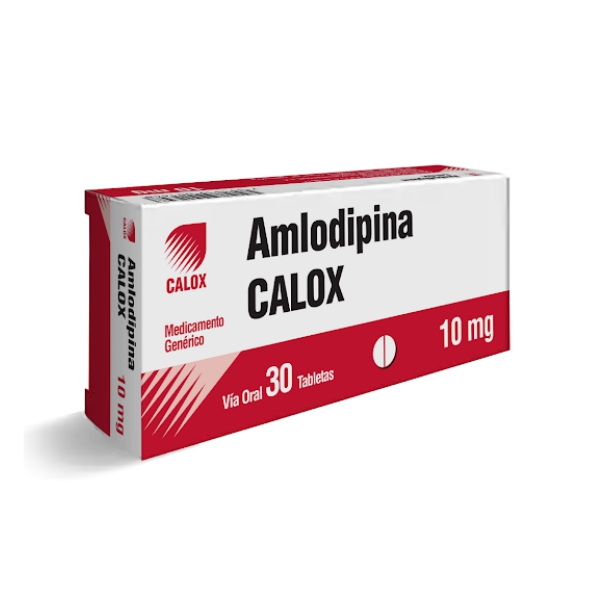 Amlodipina 10mg x 30 Tabletas - Calox