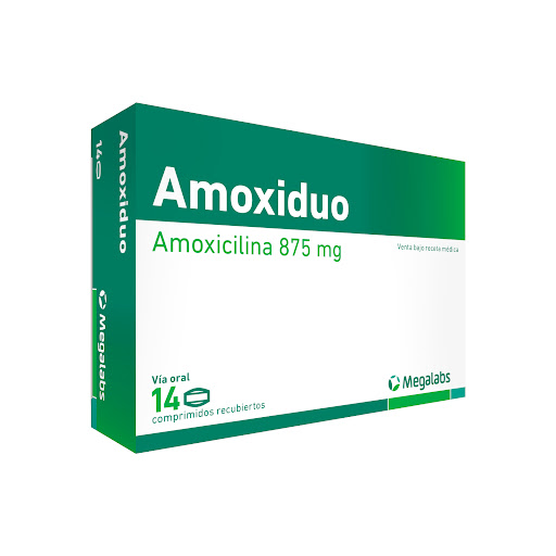 Amoxiduo Amoxicilina 875mg x 14 Comprimidos - Megalabs