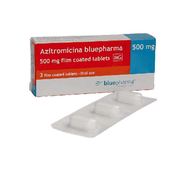 Azitromicima 500mg x 3 Comprimidos - Bluepharma
