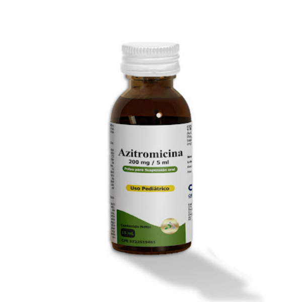 Azitromicina Polvo Para Suspensión Oral 200mg/5ml x 15ml - DAC 55 - Imagen 2