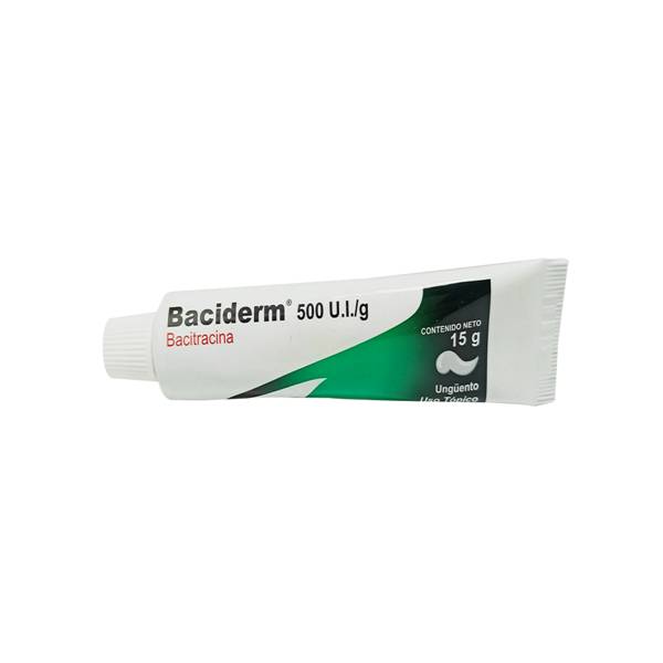 Baciderm Bacitracina 500Ui Ungüento x 15gr - SM Pharma
